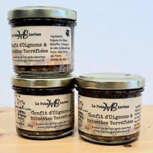 Chutney (Confits d'oignons) Oignon  - Noisettes torréfiées