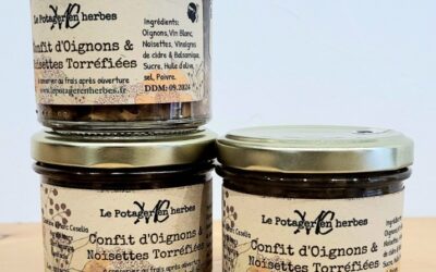 Chutney (Confits d&rsquo;oignons) Oignon  – Noisettes torréfiées