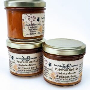 Chutney - Confit - Poivrons grillés Patates douces- Piment doux
