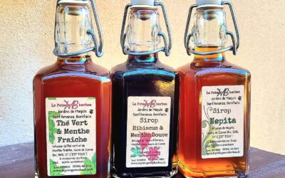 Sirop de fleurs d&rsquo;Hibiscus