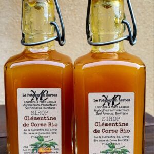 sirop de clémentines Corse